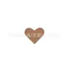 Marcador de Páginas Retro con Forma de Corazón de Lichi Piel Mini Portátil Regalo Marcador con Forma de Corazón Clip para Páginas del Libro Cubierta Protectora para Esquina del Libro