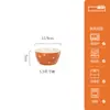Set de Tazones de Cerámica Luz Naranja Shunxiang para Uso Doméstico - Tazón de Arroz, Tazón de Sopa, Set de Tazones y Platos Estéticos de Alto Valor