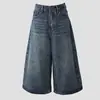 26 Jeans Acampanados Sueltos Cropped Estilo Retro Americano Moda Femenina Dropshipping
