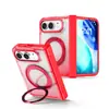 Aplicable para funda de teléfono iPhone Duo soporte magnético funda protectora plegable Apple Duo funda simple de color degradado a prueba de caídas
