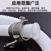 Tubo Corrugado de PTFE con Brida de Conexión Rápida, Teflón con Conectores 316 en Ambos Extremos, Amortiguador de Vibraciones/Resistente a la Temperatura/Resistente a Ácidos y Álcalis