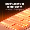 Máquina de Suflê Comercial com Proteção contra Apagamento da Chama a Gás, Máquina de Waffle, Máquina de Dorayaki com Controle de Temperatura CNC e Proteção contra Apagamento da Chama