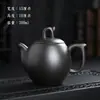 Mango de tetera de punta de dedo pieza de arena púrpura tetera pequeña olla de punta de dedo juego de té de kung fu té exquisito para los dedos mesa de té mini