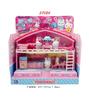Conejo rosa Yiyan cocina refrigerador mini tocador pastel fiesta simulación herramientas médicas niña casa de juegos juguete lote
