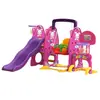 Combinación Multifuncional de Tobogán y Columpio Cinco en Uno. Resbaladilla Interior para Niños. Columpio y tobogán para niños