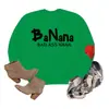 Banana bad ass nana Amazon eBay sitio independiente de moda versátil sudadera de mujer con mangas de corazón