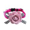 Nuevo Collar para Gato Ajustable Transfronterizo Día de San Valentín Flor de Rosa Gato Collar de Moño para Gato Fábrica