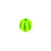 Brinquedo para Cachorro Bola com Furos Cão Molar Descompressão Bola Recompensa Pelo Dourado Teddy Brinquedo para Pet Resistente à Mordida Bola de Borracha Molar