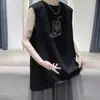 Verano 2026 Nuevo Estilo Americano Marca de Moda Chaleco Deportivo Camiseta sin Mangas para Hombre Corte Holgado Camiseta sin Mangas de Verano Ropa de Fitness