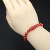 Pulsera original de cinabrio hecha a mano con cuentas DIY pulsera de arena imperial de alto contenido círculo único estilo nacional suministro para transmisión en vivo de mano