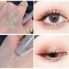 Uma gota de lágrimas sombra líquida para olhos com lantejoulas super brilhantes polarizadas sparkling caneta para pálpebra inferior sombra para olhos monocromática iluminadora realce reparo