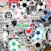 50 peças futebol esportes personalizado criativo Copo de Água Caderno decoração de quarto à prova d'água graffiti adesivo pacote atacado