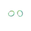 Europeu e Americano AliExpress Taobao mais vendidos moderno masculino hip hop fino 2mm argola de orelha curva fecho de orelha Aço de titânio Moda Brincos femininos