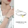 Pulseira Original DIY de Prata de Lei S925 para Mulheres com Design de Leão de Jade Hetian, Estilo Chinês, Nicho, Design de Alta Qualidade, Joias Chinesas da Moda