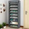 Zapatero Simple, Zapatero Metálico de Combinación Multicapa, Zapatero a Prueba de Polvo, Zapatero para Dormitorio de Estudiantes, Estante de Almacenamiento, Zapatero de Exportación para Supermercado