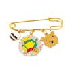 Broche de Dibujos Animados Lindo Creativo Winnie the Pooh Kurome Pin Hellokitty Exquisito Nicho Metal Goteo de Aceite