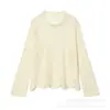 Para Artículo Exclusivo de Venta Caliente Transfronteriza 2026 Primavera Nuevo Suéter de Punto Casual Cómodo Simple Perezoso con Huecos en Forma de Diamante