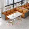 Nuevo stand de casa de té, sofá, cafetería, restaurante, área de descanso, tienda de té con leche, mesa y silla de combinación para negociación informal