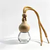 Colgante Botella de Fragancia para Coche de Pequeña Capacidad, Botella Difusora de Vidrio Transparente, Colgante Decorativo para Interior de Coche, Botella Rellenable de Perfume, En Stock