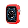 Para Apple Watch 7ª Geração Case Protetor de Botão TPU Cor Doce iWatch6se Capa Macia 345 Borda Anti-queda