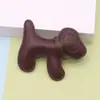 Llavero Creativo de Correa de Doble Cara de 9 Colores Colgante de Perro Llavero de Perro Lindo Colgante Multicolor