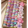 Popular set transfronterizo de accesorios para el cabello para niños, scrunchies en caja, ligas elásticas, pinzas para el cabello y accesorios para el cabello para niñas pequeñas