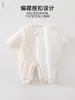 Mameluco de mariposa para bebé, forrado de polar para otoño e invierno, de manga larga, protector de barriga, a prueba de viento, cálido y adecuado para dormir o gatear