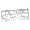 Régua Plástica Geométrica Escolar Cr 22Cm