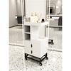 Gabinete de Herramientas para Salón de Belleza Espejo de Peluquería Escritorio Cajón Especial para Cortar el Cabello Taquilla de Madera Gabinete de Trabajo para Barbería