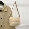 Bolso bandolera de algodón con diseño de nube y relleno abatible, pequeño bolso cuadrado, mini bolso bandolera, bolso pequeño