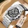 Reloj Mecánico Automático Completo Binbang para Hombre Impermeable Esqueleto Luminoso Venta al por Mayor Transfronteriza Comercio Exterior Dropshipping