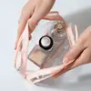 Bolsa Cosmética Transparente de PVC Conjunto de Três Peças Grande Capacidade Impermeável Bolsa de Armazenamento para Artigos de Higiene Pessoal Bolsa de Armazenamento Transparente Portátil para Pessoas Preguiçosas