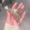 Pinza para el Cabello de Mujer Nuevo Estilo Antiguo Borla Flor de Metal Pinza Grande para la Parte Trasera de la Cabeza del Cabello Elegante Pinza de Tiburón Tocado