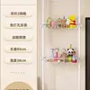 Estantería de almacenamiento de piso a techo, organizador de coches de juguete, estante de almacenamiento simple retráctil sin taladro para dormitorio en casa, balcón