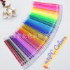 Recambios de Pluma de Gel de Alta Calidad de 100 Colores, Recambios de Pluma con Purpurina Fluorescente de 48 Colores, Recambios Perlescentes Pastel de 24 Colores
