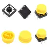 Fornecendo interruptores de botão de pressão táteis 12*12*7.3MM, completos com keycaps A24