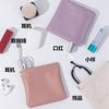 Estilhaços Cosméticos Portáteis Bolsa Bolsa Impermeável Couro PU Simples Mini Digital Bolsa Armazenamento de Escova Cosmética Bolsa Fone de Ouvido Bolsa