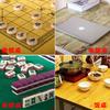 Mesa de mahjong plegable para el hogar, multifuncional, sencilla, para dormitorio, mesa de ajedrez y cartas multiusos, mesa manual de gorrión.