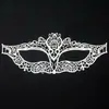 Máscara de Mascarada de Halloween Sexy de Encaje Negro Bordado Máscara para Ojos Accesorios de Cosplay Yiwu