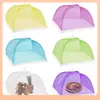 5 Coberturas de Comida, Coberturas à Prova de Poeira, Coberturas Transparentes para Vegetais, Coberturas Retangulares Dobráveis Anti-Mosquito, Coberturas de Mesa para Piquenique ao Ar Livre