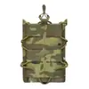 Bolsa de Munição de Liberação Rápida 1000D Nylon AK762 ou 556 para Carregador Único, Equipamento Outdoor, Camuflagem