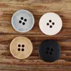 Botones biselados de hueso de vaca en caqui y gris claro, hechos de material de hueso de vaca natural, para abrigos, chaquetas y camisas de otoño e invierno