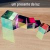 Prisma de Cristal Colorido Vidro Galvanizado Cubo de Luz Ornamento de Mesa Colorido Presente para Estudante Cristal Branco