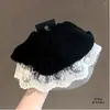 Pinza para el cabello con lazo de mezclilla gris hecha a mano en Corea, Pinza de tiburón de estilo de celebridad de Internet de alta gama para la parte posterior de la cabeza