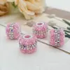 Cadena de Diamantes Flor de Rosa de Doble Capa de Alta Resistencia Transfronteriza Cuentas Sueltas Cuentas para Joyería DIY Cadena de Teléfono Llavero Cuentas Accesorios para Bolígrafos