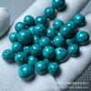 Magnesita turquesa rede flor arame de ferro conta redonda prato de porcelana antiga alta para brincar otimização de mudança de cor com contas Meng jade pinho atacado