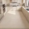 Felpudo Moderno Minimalista para Cocina, Alfombrilla de Cuero Limpiable y Resistente a Manchas, Antideslizante, Resistente al Aceite, Fácil de Mantener, Felpudo sin Lavado