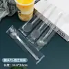 Cuchara desechable cuchara de cabeza redonda mismo estilo que el té antiguo cuchara para té con leche mango largo restaurante comercial profundización engrosada endurecida puesto