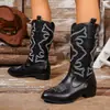 Otoño 2026 Nueva Llegada Comercio Exterior Tallas Grandes para Mujer Casual Cómodo Estilo Europeo Americano Moda Ropa Exterior Botas Talla Única