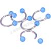 Fábrica Anel de Nariz Luminoso anel de sobrancelha luminoso piercing de cartilagem da orelha piercing de lábio piercing de mamilo perfuração do corpo humano